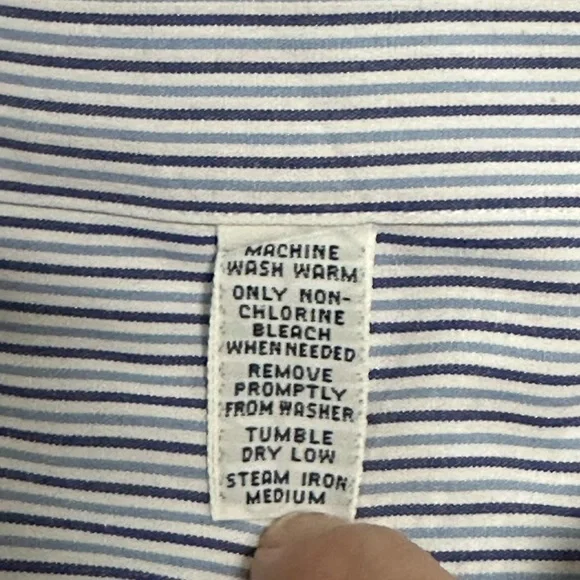 Ralph Lauren XL Men’s button down striped long sleeve shirt - Picture 10 of 15